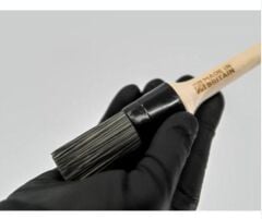 Valet Pro Tahta Saplı Torpido Fırçası Kalın